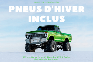 promotion Bernieres Auto Lévis Pneus hiver